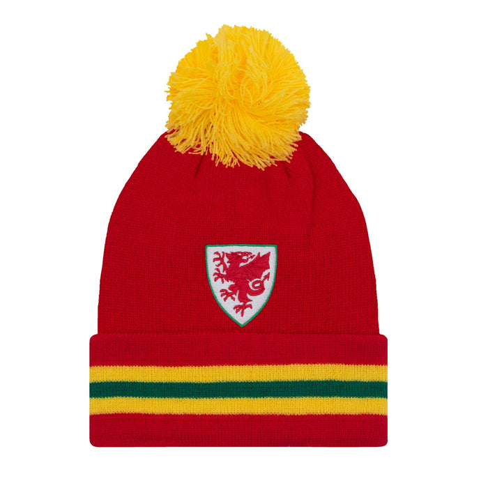 Official FAW® Wales Knit Hat Beanie Bobble