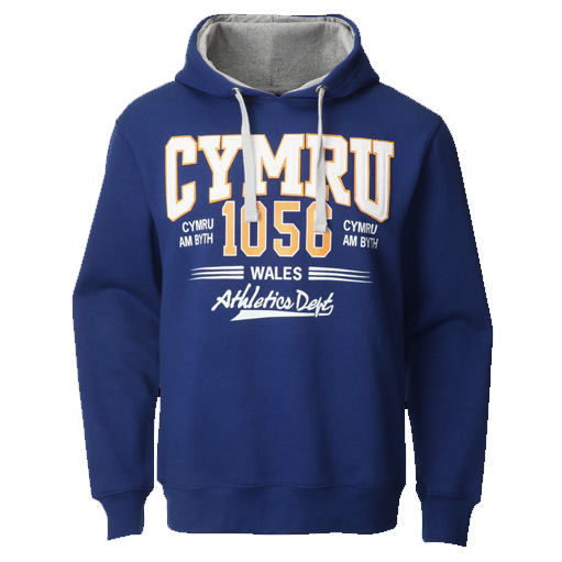 1056 CYMRU Blue Hoodie