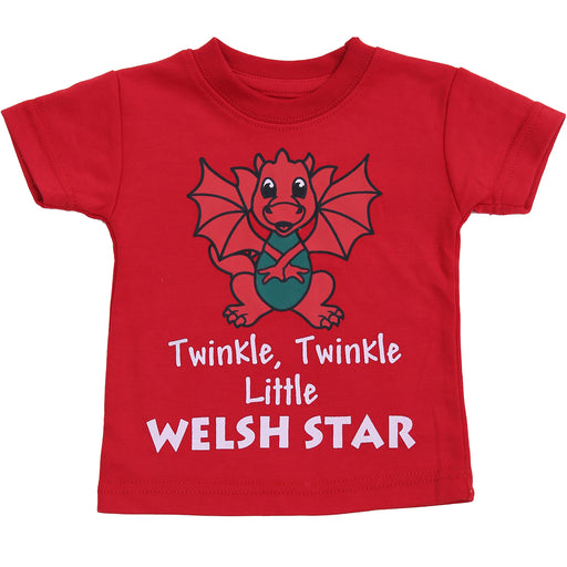 Twinkle Twinkle Little Welsh Star - Baby T-Shirt