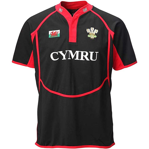 New Cooldry Welsh Rugby Shirt: Red or Black