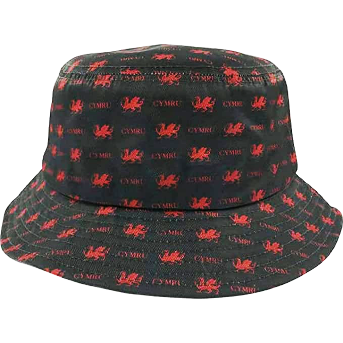 Welsh Black Bucket Hat