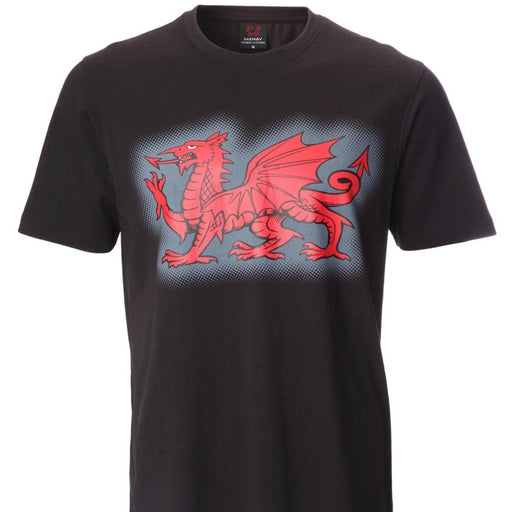 Gethyn Black Welsh Dragon T-Shirt