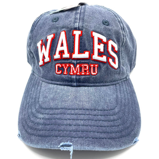 Cymru Wales Vintage Block Cap - Blue