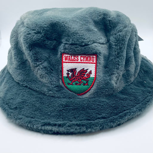 Welsh Soft Winter Bucket Hat - Grey