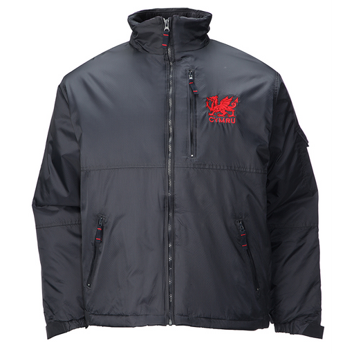 Winter Navy Welsh Dragon Jacket