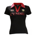 Ladies Short Sleeve Welsh 'CYMRU' Rugby Shirt - Black