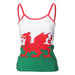 Ladies Welsh Flag Camisole