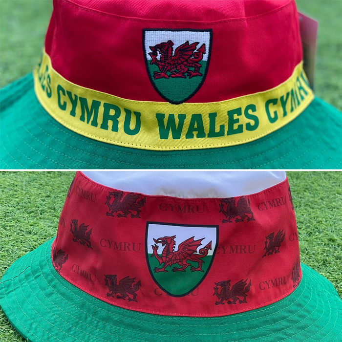 Reversible Aztec Football Rugby Bucket Hat