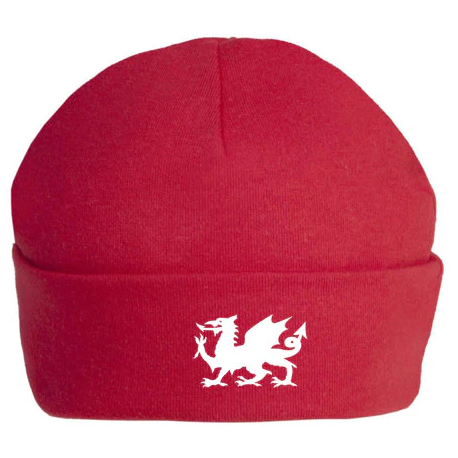 Baby Welsh Dragon Cotton Hat