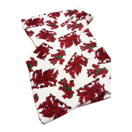 Baby Coral Welsh Dragon Super Soft Fleece Blanket