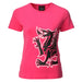 Ladies Welsh National Anthem Fitted T-Shirt - PINK