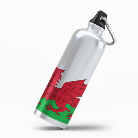 Welsh Flag Snap top Drinks bottle