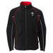 Unisex Official WRU Welsh Black Full Zip Fleece