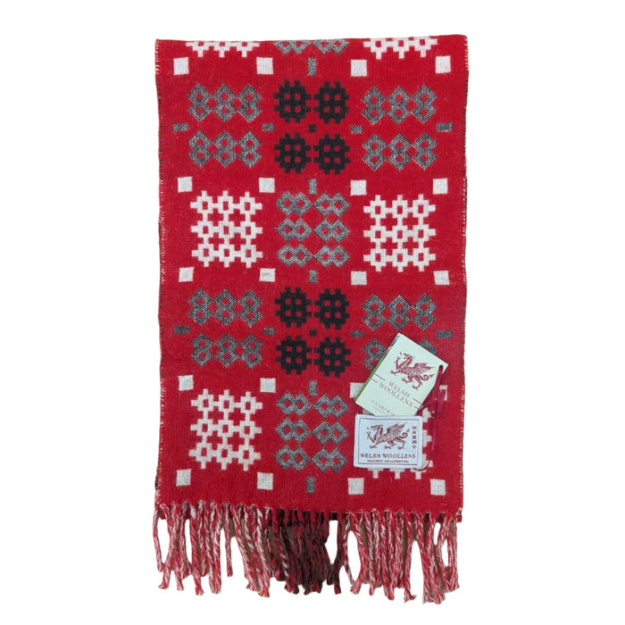 Welsh Red Tapestry Scarf
