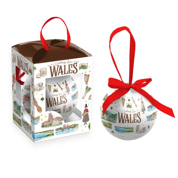 Christmas Ball Wales Aquarelle