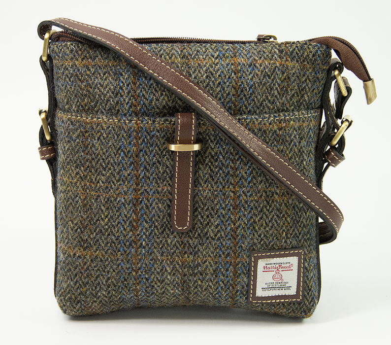 Harris Tweed Ladies Crossbody Bag 11/Brown