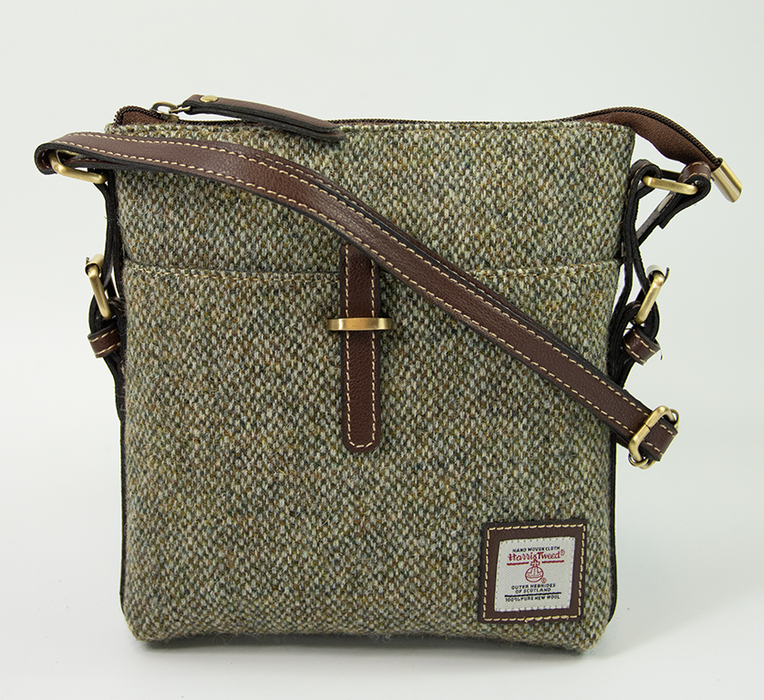 Harris Tweed Ladies Crossbody Bag 13/Brown