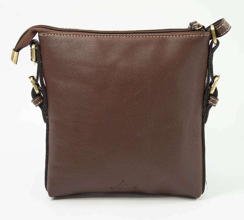 Harris Tweed Ladies Crossbody Bag 1/Brown