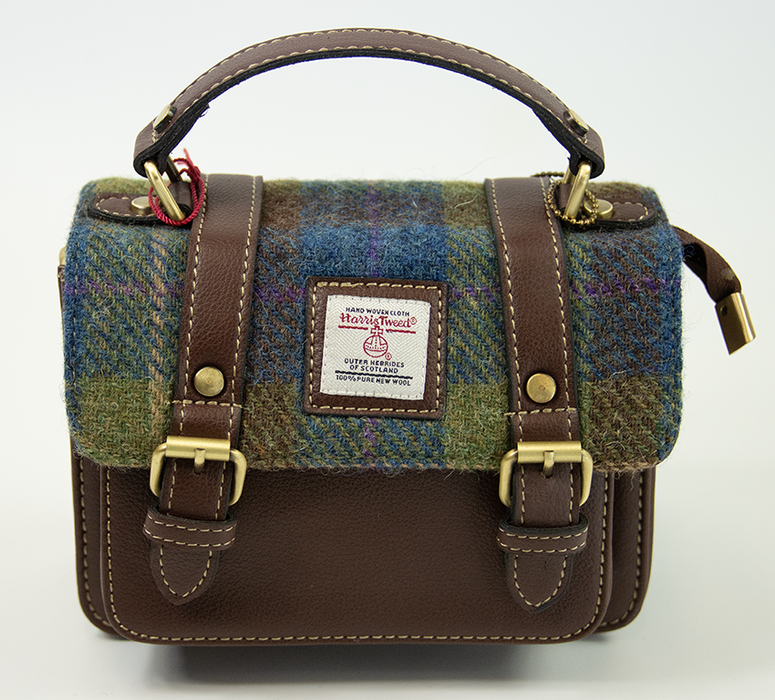 Harris Tweed  Baby Satchel Bag 30/Brown