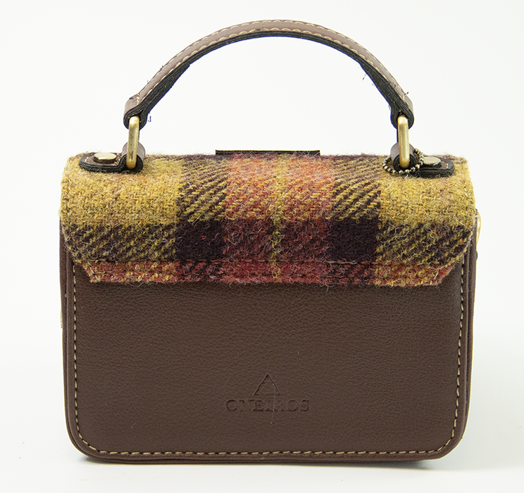 Harris Tweed  Baby Satchel Bag DPX-07/Brown