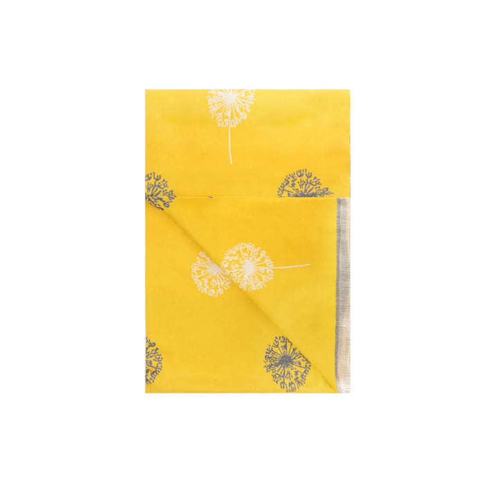 Welsh Woollens New Allium Super Soft Stole Ochre/Grey