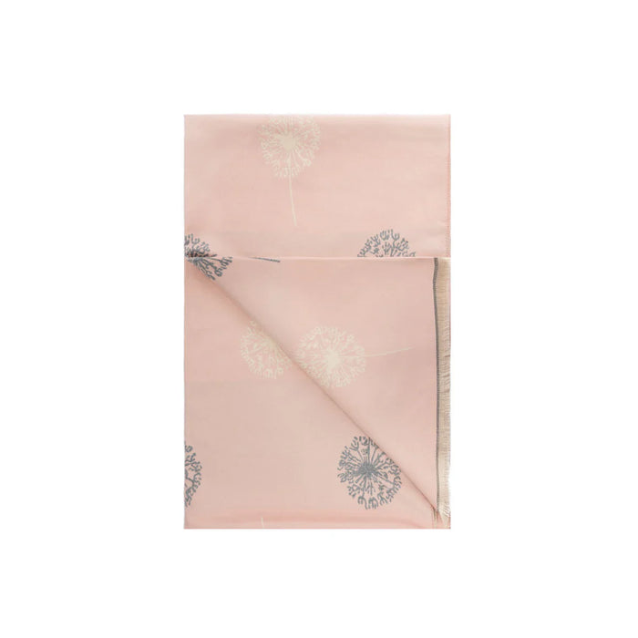 Welsh Woollens New Allium Super Soft Stole Light Pink/Grey