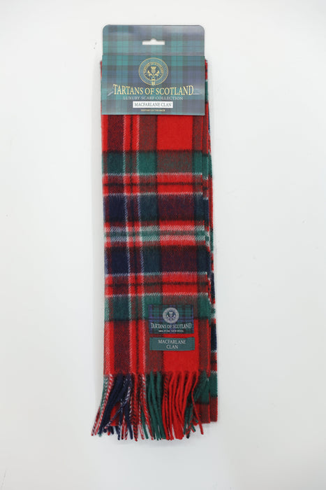 Tartans of Scotland Clan Scarf Macfarlane Clan