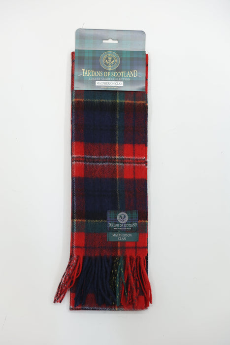 Tartans of Scotland Clan Scarf Macpherson Clan