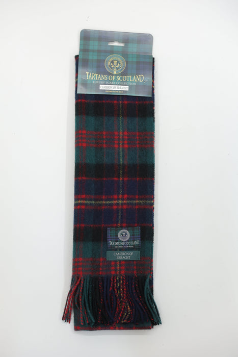 Tartans of Scotland Clan Scarf Cameron of Erracht