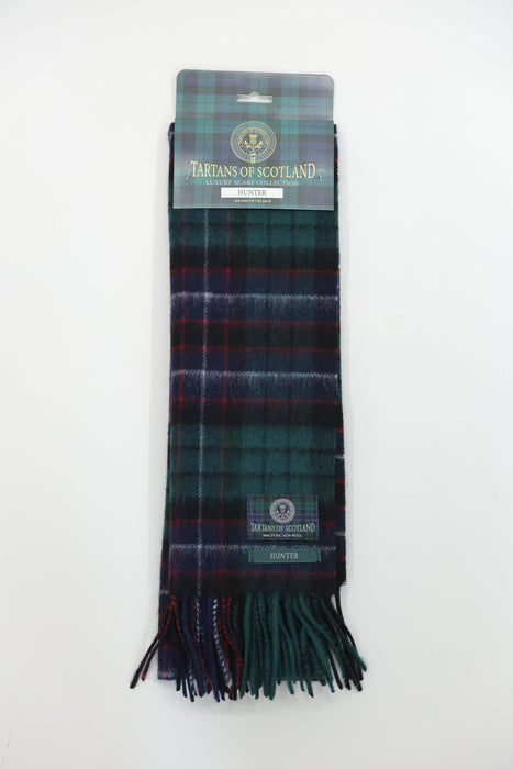 Tartans of Scotland Clan Scarf Hunter