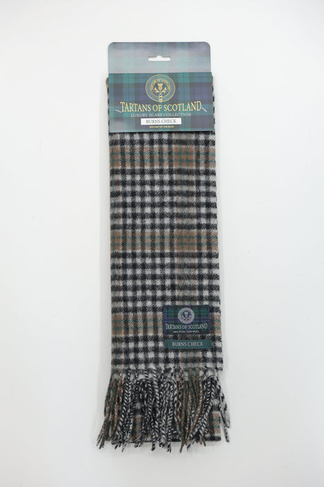 Tartans of Scotland Clan Scarf Burns Check