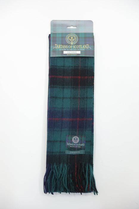 Tartans of Scotland Clan Scarf Davidson