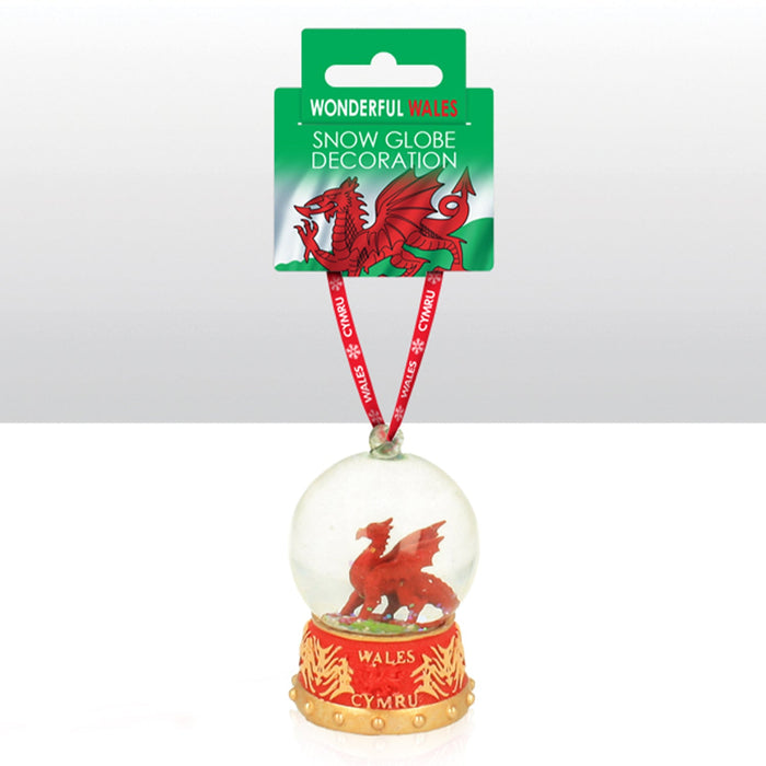 Wales 45mm Snowglobe Decoration