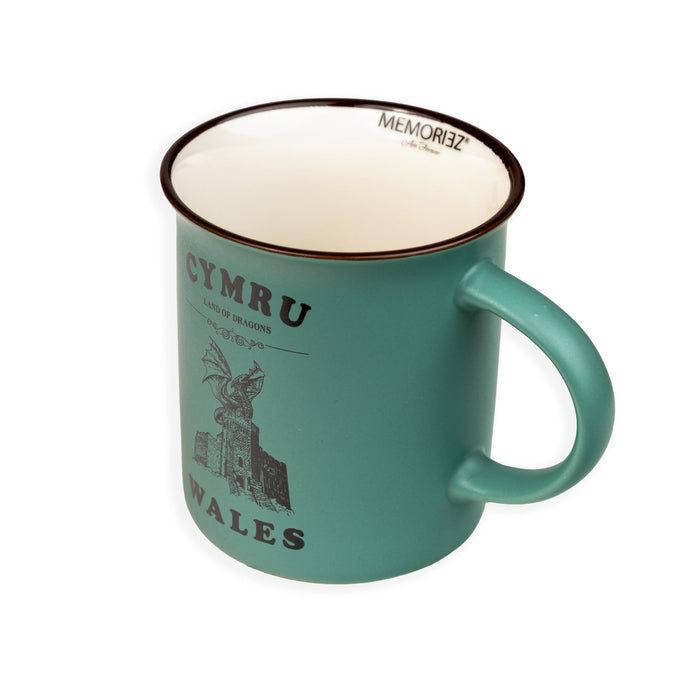 Welsh Emerald Matt Porcelain Mug