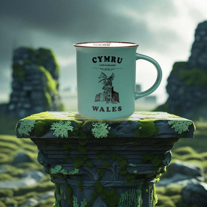 Welsh Emerald Matt Porcelain Mug