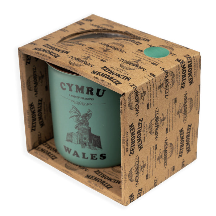 Welsh Emerald Matt Porcelain Mug