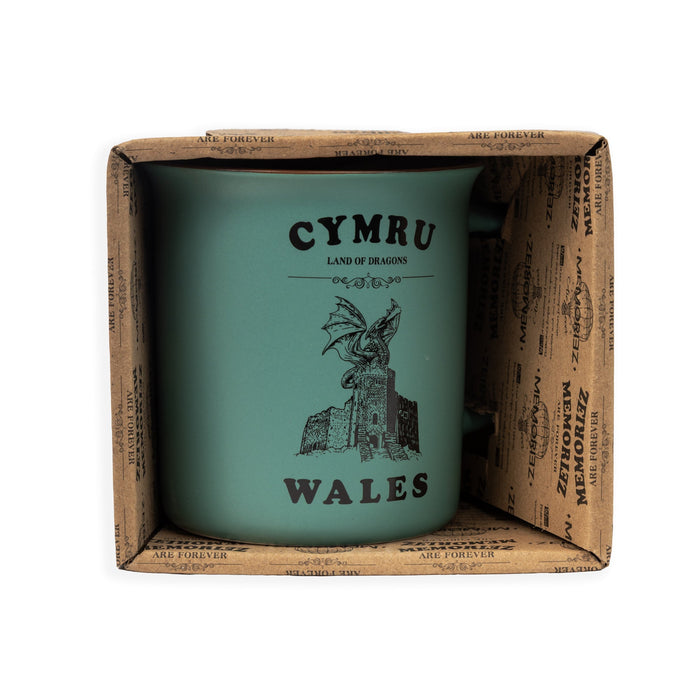 Welsh Emerald Matt Porcelain Mug