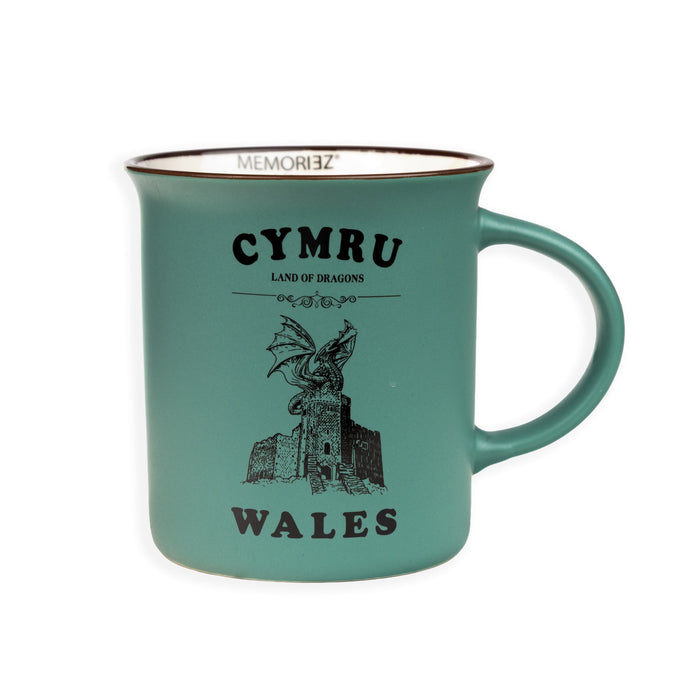 Welsh Emerald Matt Porcelain Mug