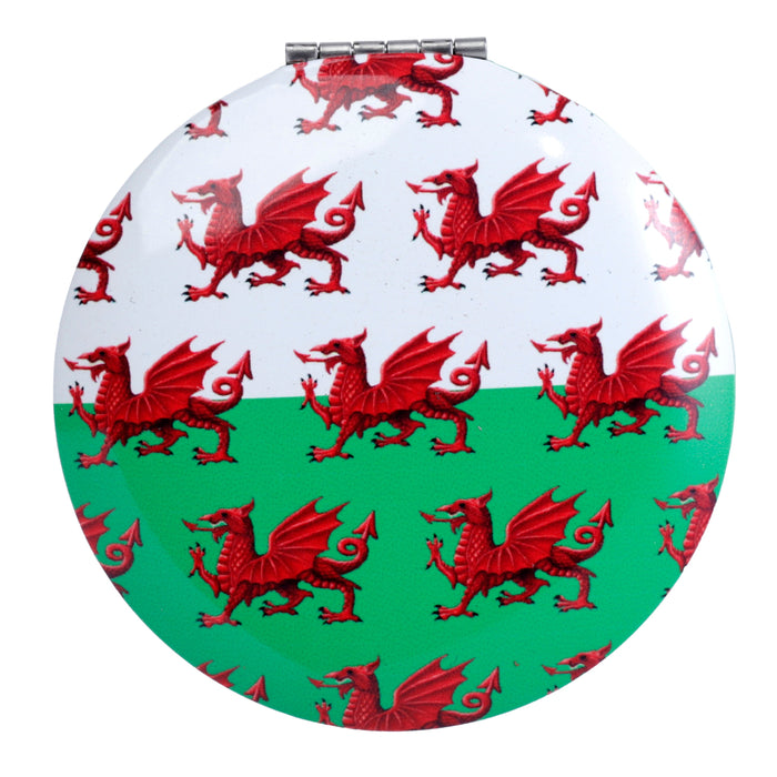 Welsh Dragon Wales (Cymru) Souvenir Compact Mirror