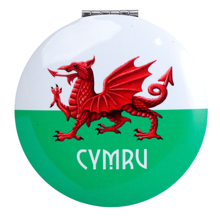 Welsh Dragon Wales (Cymru) Souvenir Compact Mirror