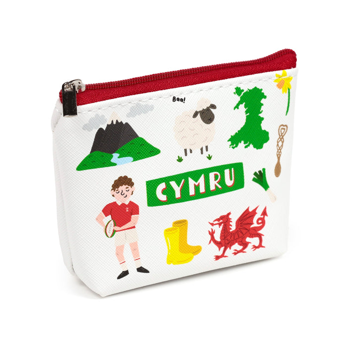 Welsh Dragon Wales (Cymru) Souvenir PVC Purse