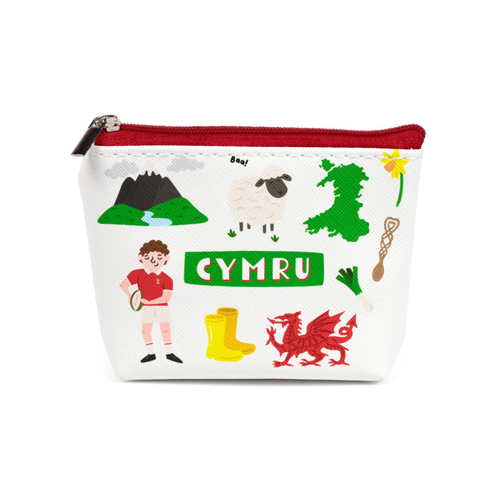 Welsh Dragon Wales (Cymru) Souvenir PVC Purse