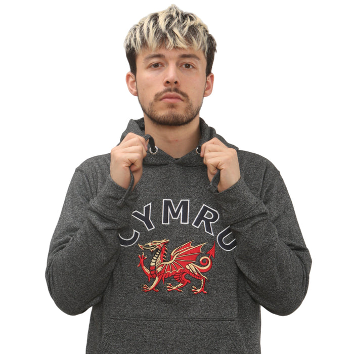 New Golden Dragon Marl Black Hoodie