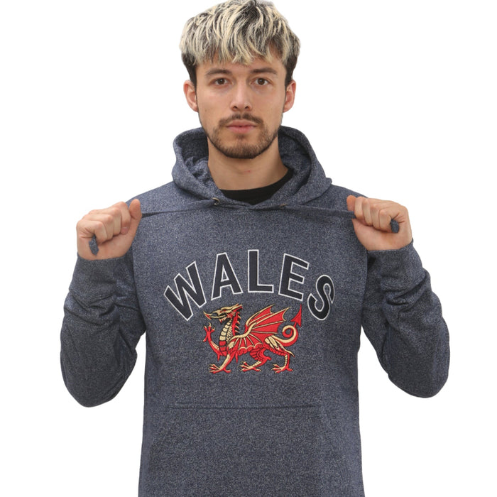 New Golden Dragon Marl Blue Hoodie