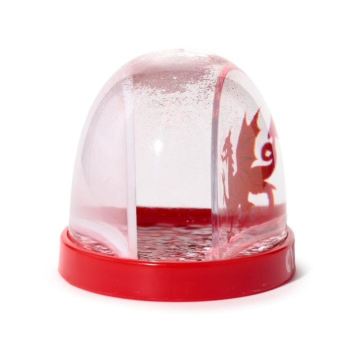 Welsh Dragon Wales (Cymru) Souvenir Medium Glitter Snow Storm