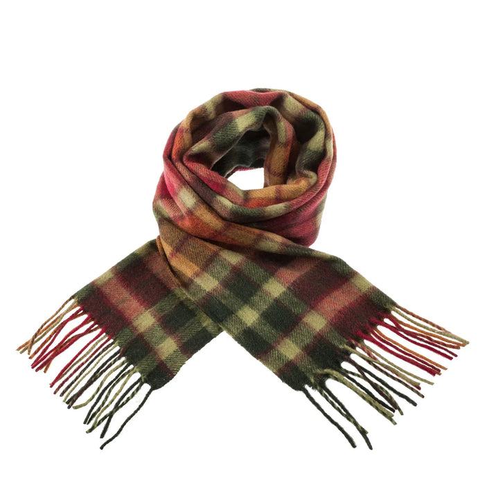Welsh Woollens 100% Lambswool Scarf Buchanan Autumn