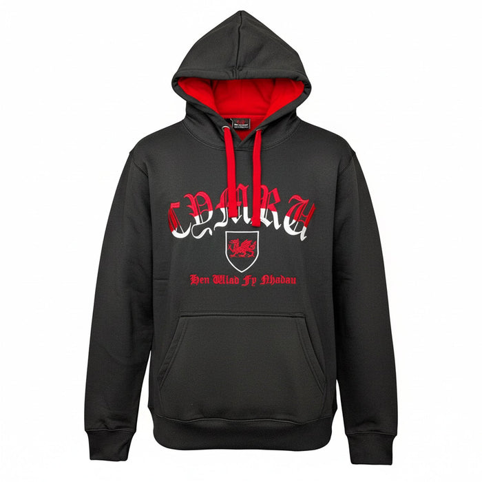 Cymru Hen Wlad Old Style Hoodie