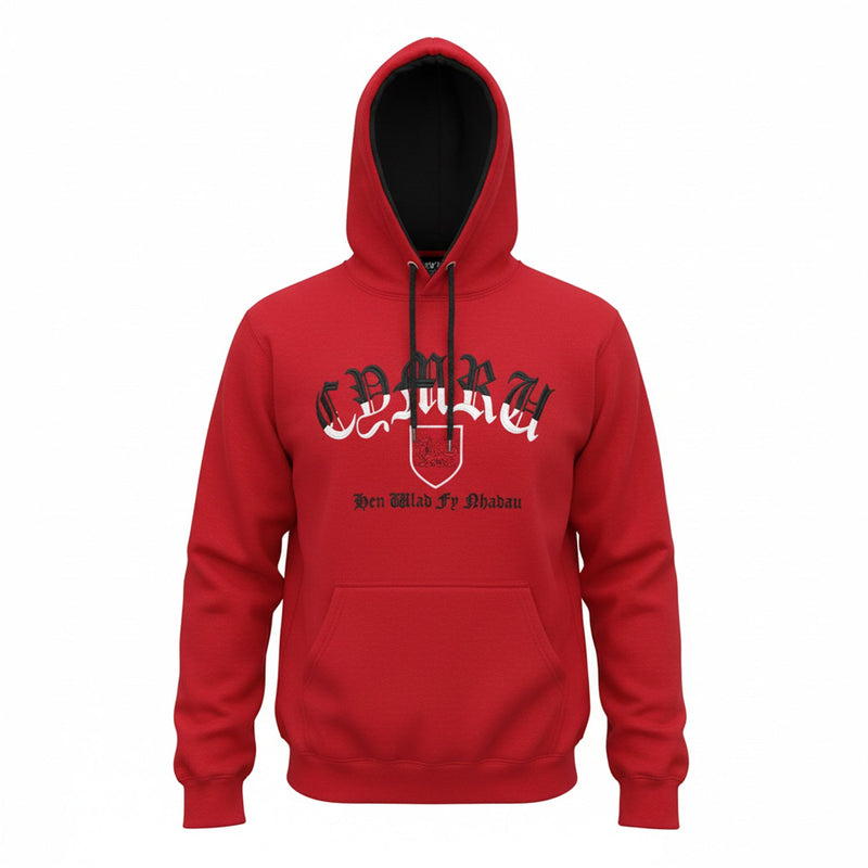 Cymru Hen Wlad Old Style Hoodie
