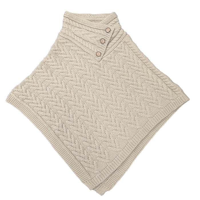 Aran Ladies Poncho