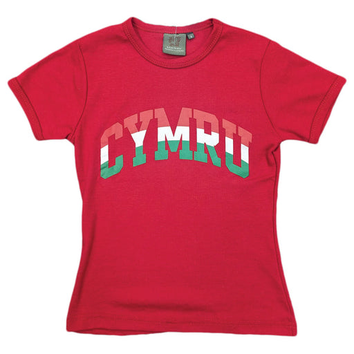 Ladies Tri Cymru Skinny T-Shirt